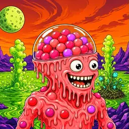 Oozlings #3434, Mutated Gumball Brain · Acid Lake