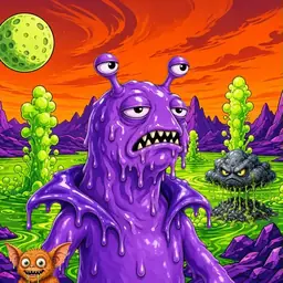 Oozlings #3445, Slug · Acid Lake