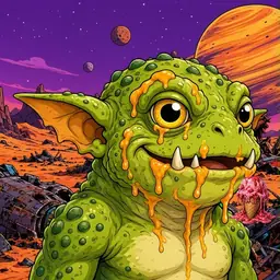 Oozlings #3482, Toad Goblin · Ship Junkyard