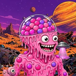 Oozlings #3494, Gumball Brain · Ship Junkyard