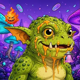 Oozlings #3509, Toad Goblin · Fungus Forest