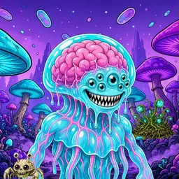 Oozlings #3512, Jellyfish Brain · Fungus Forest