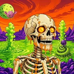 Oozlings #3514, Skull · Acid Lake