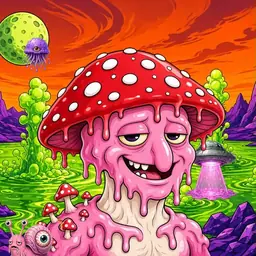 Oozlings #3533, Mushroom Head · Acid Lake