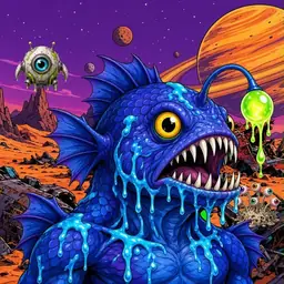 Oozlings #3567, Anglerfish · Ship Junkyard