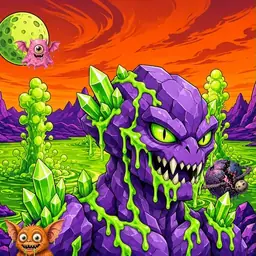 Oozlings #3575, Crystal Rock · Acid Lake