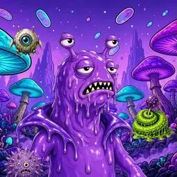 Oozlings #3576, Slug · Fungus Forest