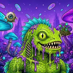 Oozlings #3600, Swamp Fish · Fungus Forest