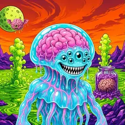 Oozlings #3606, Jellyfish Brain · Acid Lake
