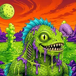 Oozlings #3638, Swamp Fish · Acid Lake
