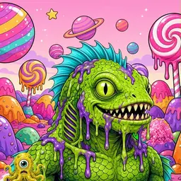 Oozlings #3680, Swamp Fish · Candy Planet