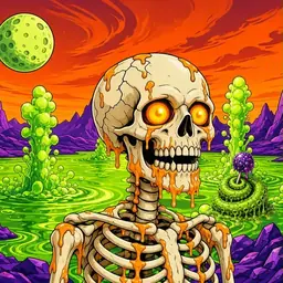 Oozlings #3685, Skull · Acid Lake