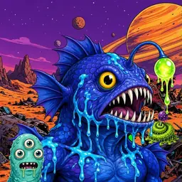 Oozlings #3689, Anglerfish · Ship Junkyard