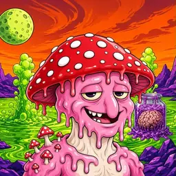 Oozlings #3715, Mushroom Head · Acid Lake