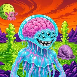 Oozlings #3754, Jellyfish Brain · Acid Lake