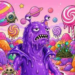 Oozlings #3781, Slug · Candy Planet