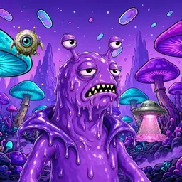 Oozlings #3798, Slug · Fungus Forest