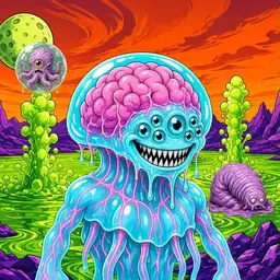 Oozlings #3843, Jellyfish Brain · Acid Lake