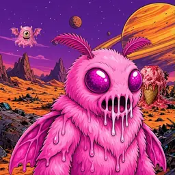 Oozlings #3849, Mutant Moth · Ship Junkyard