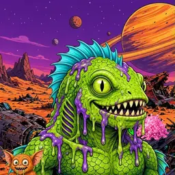 Oozlings #3854, Swamp Fish · Ship Junkyard