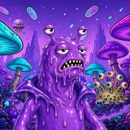 Oozlings #3858, Slug · Fungus Forest
