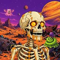 Oozlings #3924, Skull · Ship Junkyard