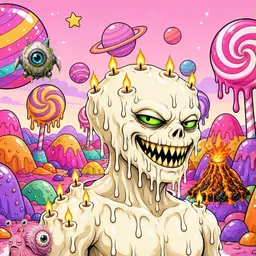 Oozlings #3926, Candle Wax · Candy Planet