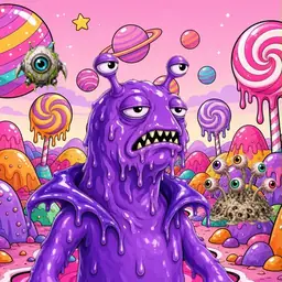 Oozlings #3938, Slug · Candy Planet