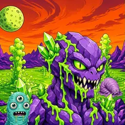 Oozlings #3949, Crystal Rock · Acid Lake
