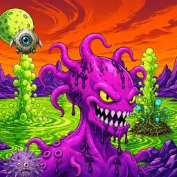 Oozlings #3968, Squid · Acid Lake
