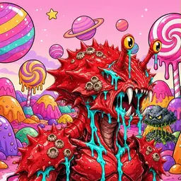 Oozlings #3994, Crab · Candy Planet