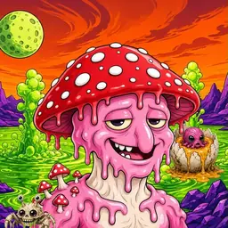 Oozlings #4004, Mushroom Head · Acid Lake