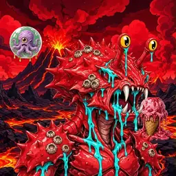 Oozlings #4023, Crab · Lava Fields