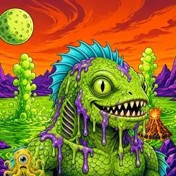 Oozlings #4041, Swamp Fish · Acid Lake
