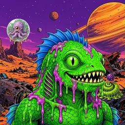 Oozlings #4046, Mutated Swamp Fish · Ship Junkyard
