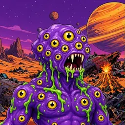 Oozlings #4048, Eyeball Cluster · Ship Junkyard
