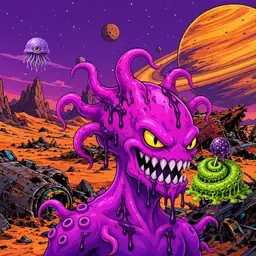 Oozlings #4070, Squid · Ship Junkyard