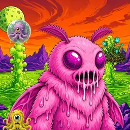 Oozlings #4100, Mutant Moth · Acid Lake