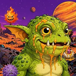 Oozlings #4108, Toad Goblin · Ship Junkyard