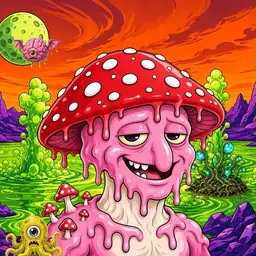 Oozlings #4109, Mushroom Head · Acid Lake