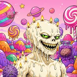 Oozlings #4113, Candle Wax · Candy Planet