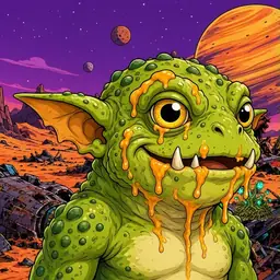 Oozlings #4131, Toad Goblin · Ship Junkyard
