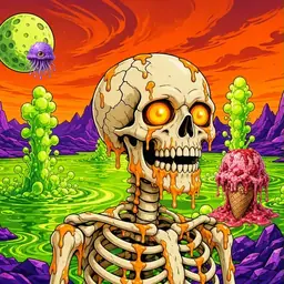 Oozlings #4139, Skull · Acid Lake