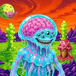 Oozlings #4143, Jellyfish Brain · Acid Lake