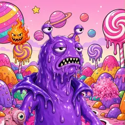 Oozlings #4151, Slug · Candy Planet