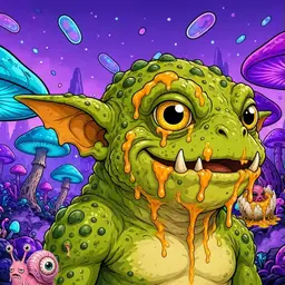 Oozlings #4161, Toad Goblin · Fungus Forest