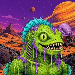 Oozlings #4173, Swamp Fish · Ship Junkyard