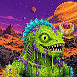 Oozlings #4189, Swamp Fish · Ship Junkyard