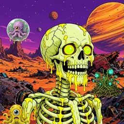 Oozlings #4193, Mutated Skull · Ship Junkyard