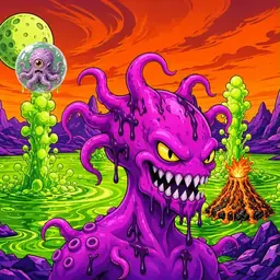 Oozlings #4199, Squid · Acid Lake